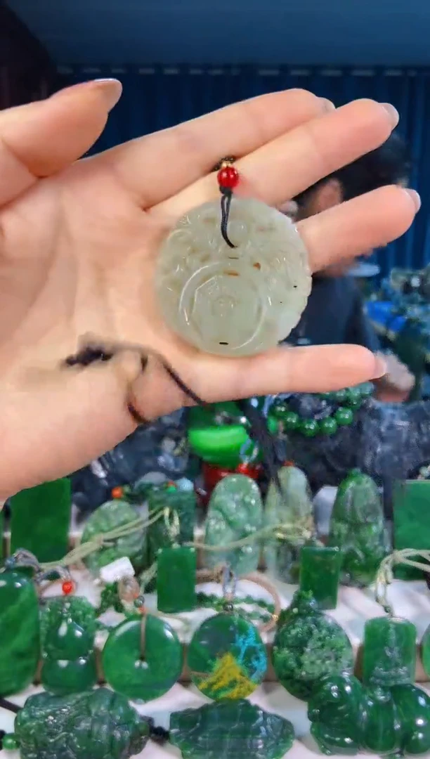 和田玉未镶嵌挂件1