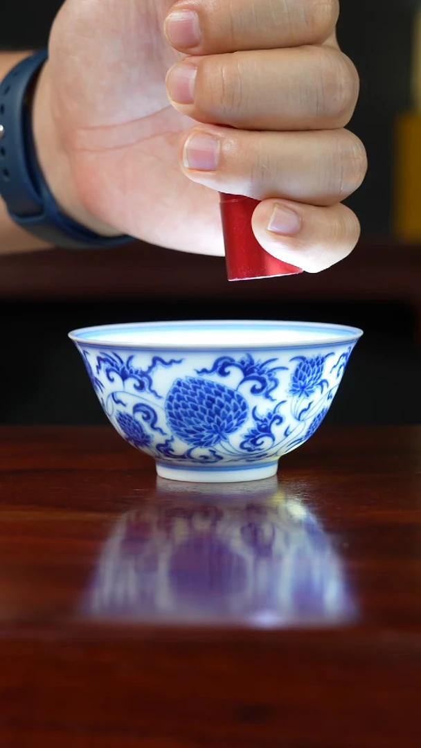 祖传窑真柴窑传承400年仿明金刚莲杯