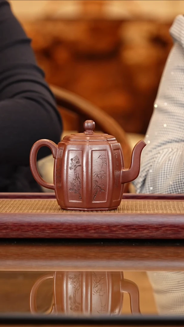 【李昌鸿】八方来财 310c+狮象玉鼎+竹杯+竹画