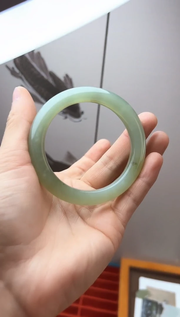 和田玉手镯未镶嵌1