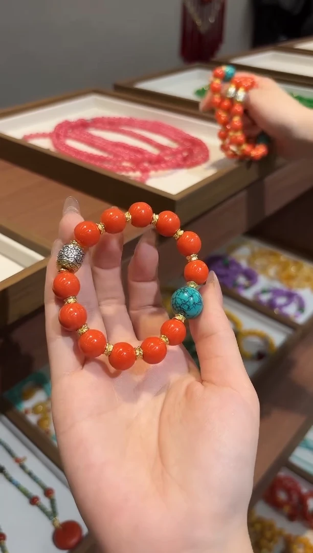 银S925镶嵌手链玛瑙/玉髓DIY款S982