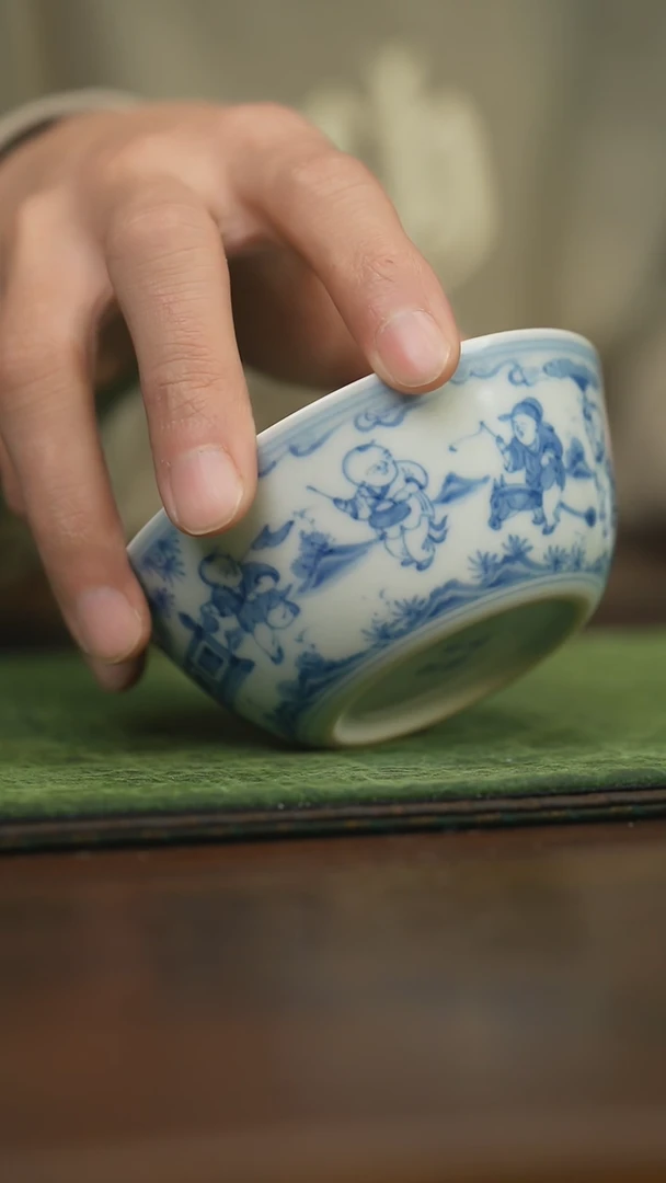 【闪购商品】杯柴窑青花破价福利