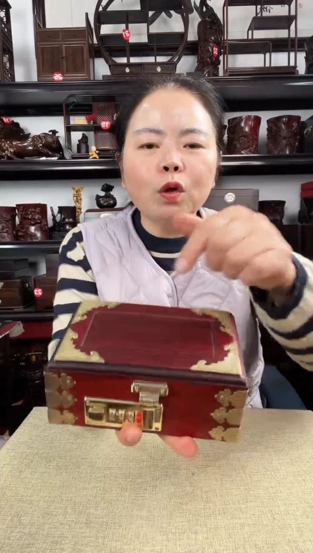 木长方盒老李红木工艺品