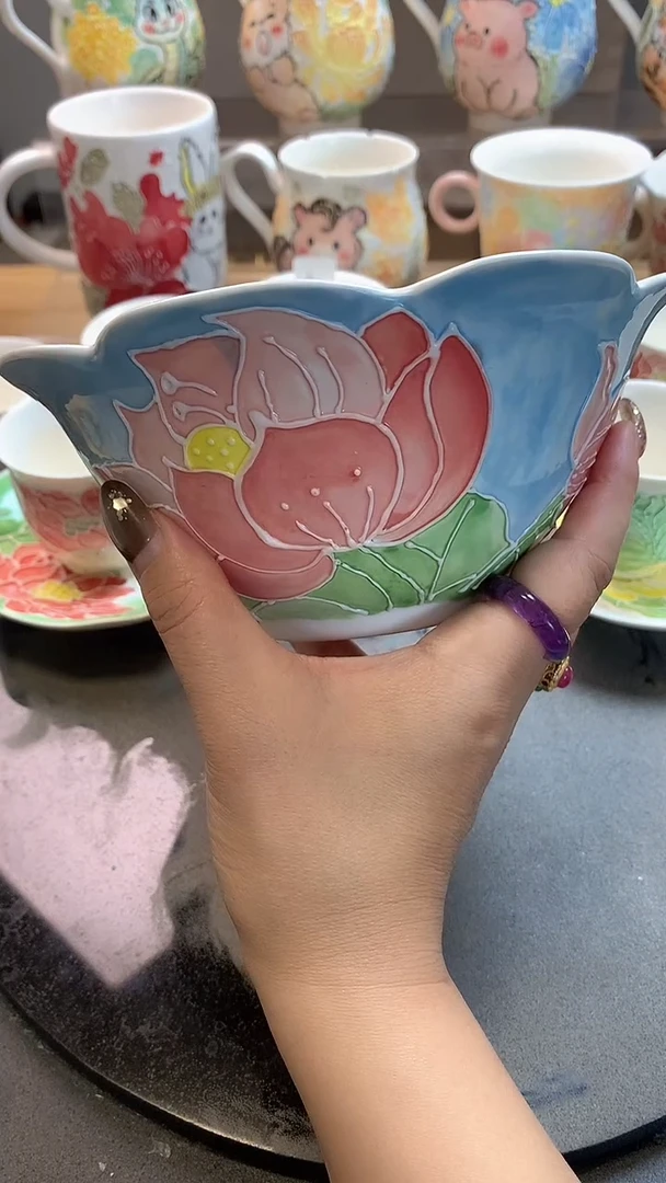 微瑕*看清再拍*手绘-夏日池塘