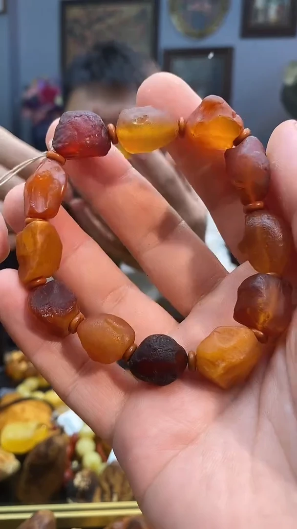 手串琥珀未镶嵌手串