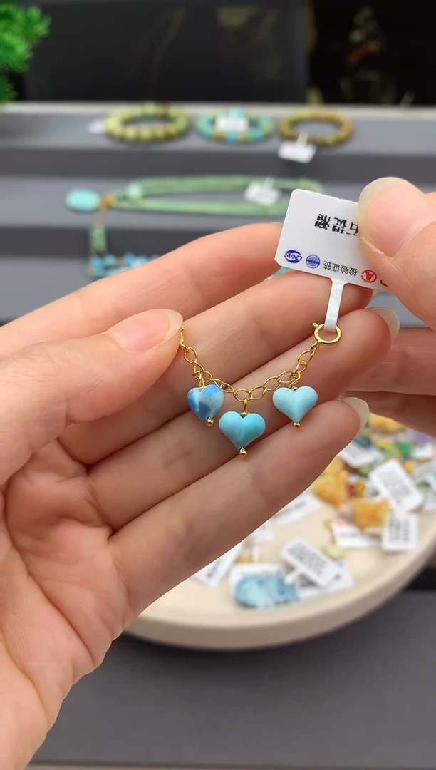 未镶嵌绿松石挂件E72