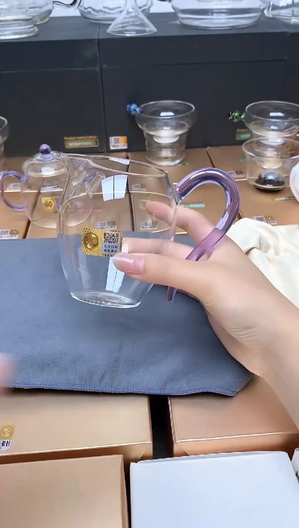 禾器怡然茶海浅紫色无原盒