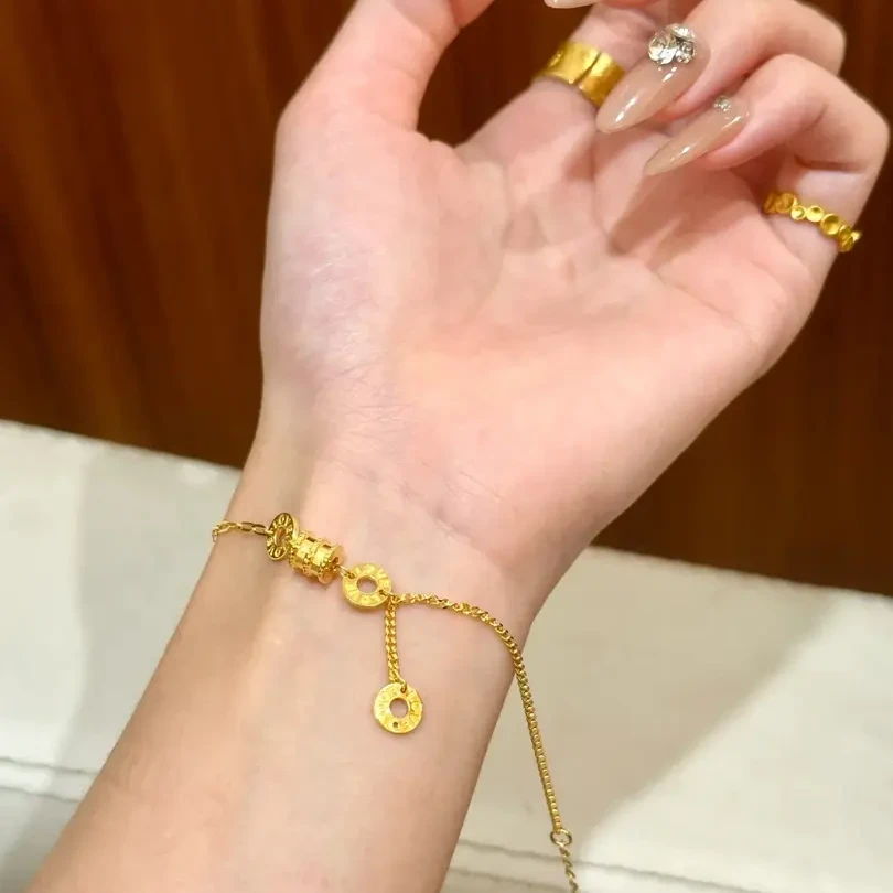 铜合金手链 铜合金手链 小蛮腰时尚百搭气质简约精美设计感手链