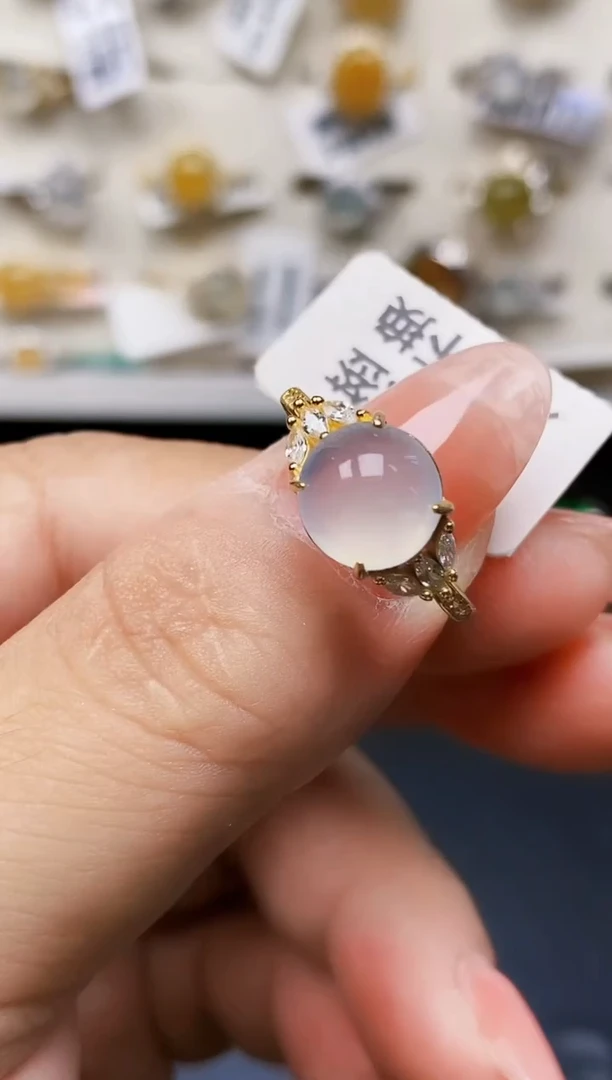 银S925镶嵌戒指翡翠2139