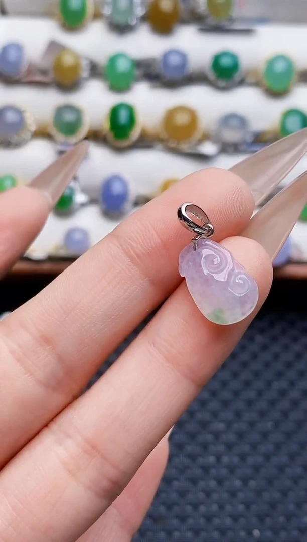 银S925镶嵌戒指翡翠3422