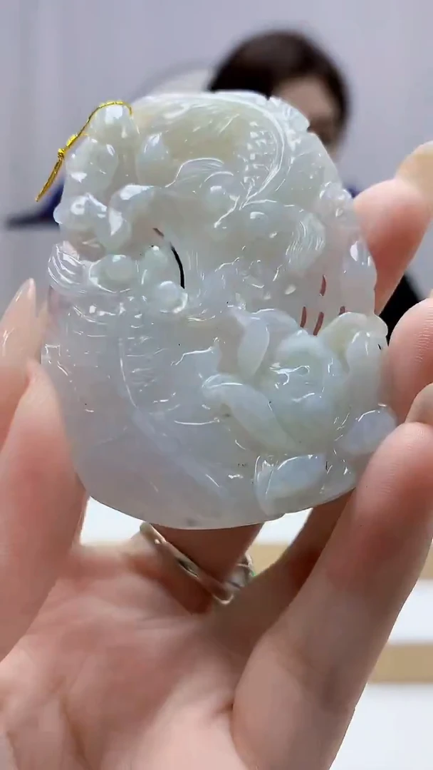 未镶嵌定制翡翠4829DD-毛货挂件98