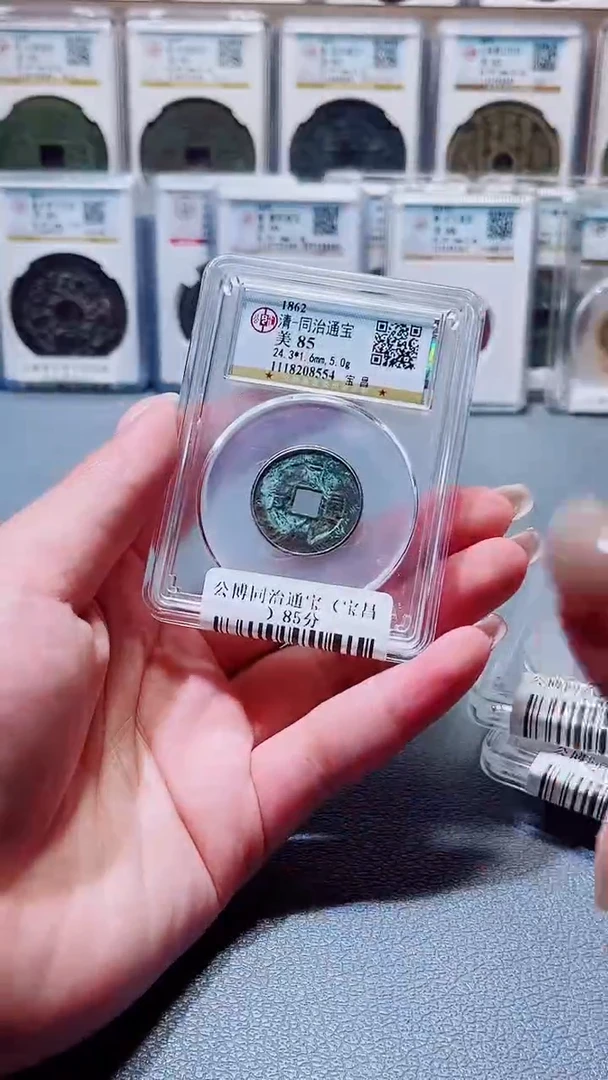 铜A231公博同治通宝（宝昌）85分(柏杨)