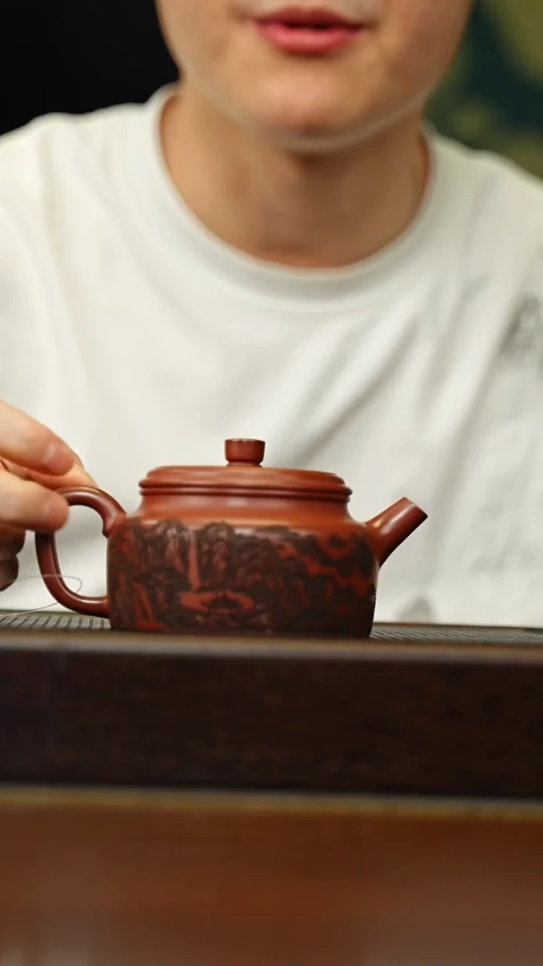 茶壶紫砂宜兴原矿 手工 紫砂壶容量260CC