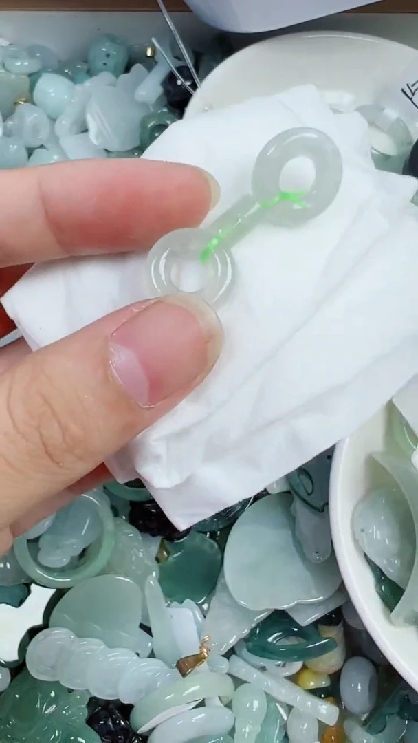 散珠翡翠697号链接，A货翡翠