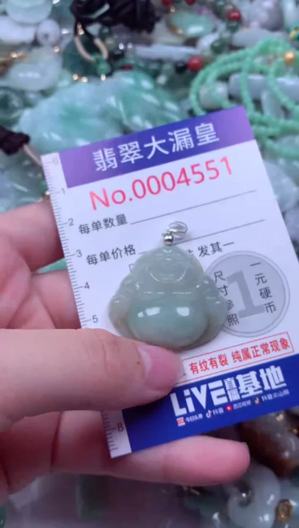 吊坠(不含链)未镶嵌翡翠4551