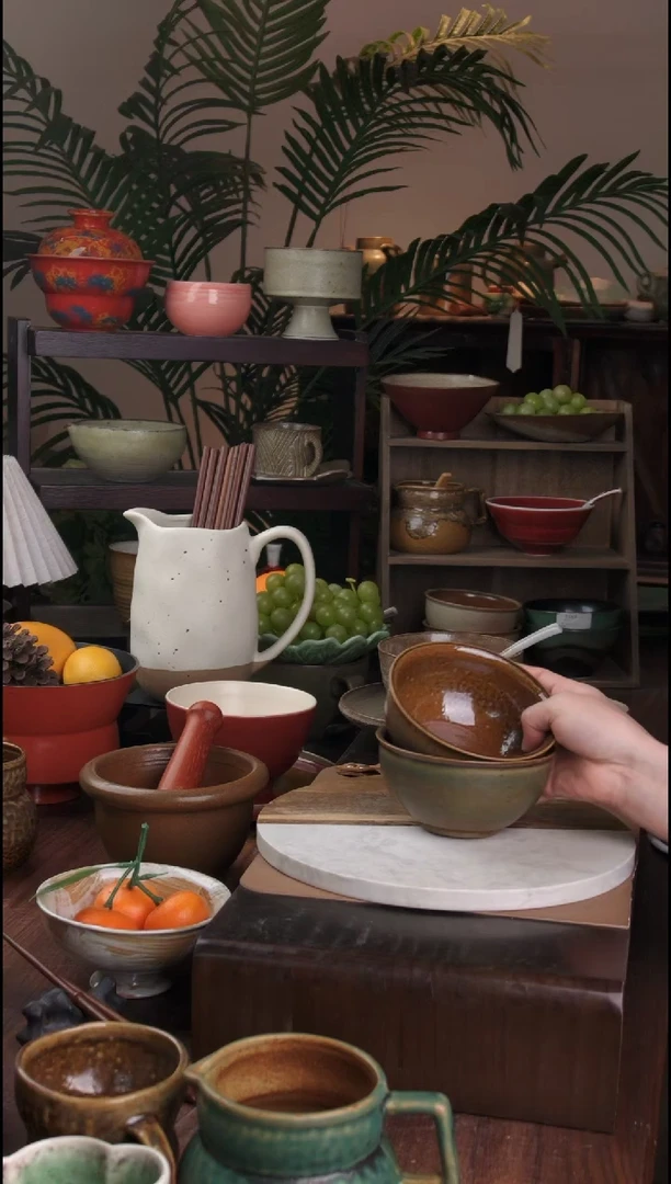 碗景德镇手工高温餐具1838