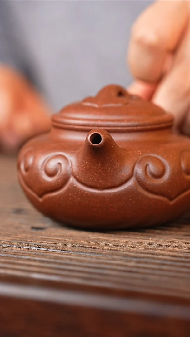 茶壶紫砂底槽青如意仿古