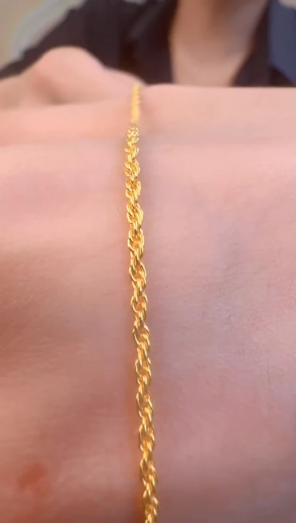 金典麻花链可调节45+5cm 3.56g（多样性发货）