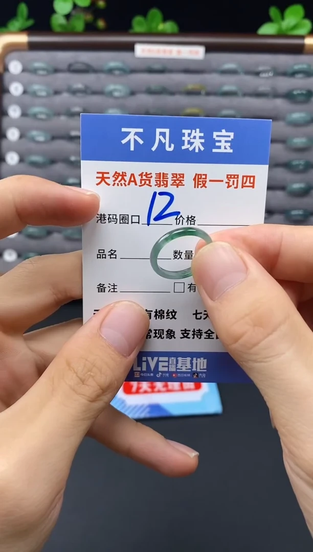 未镶嵌戒指翡翠天然A货翡翠012