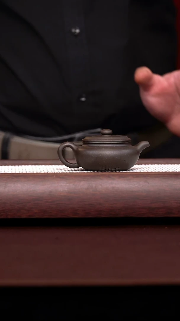 原矿手工紫泥捂灰扁腹100CC