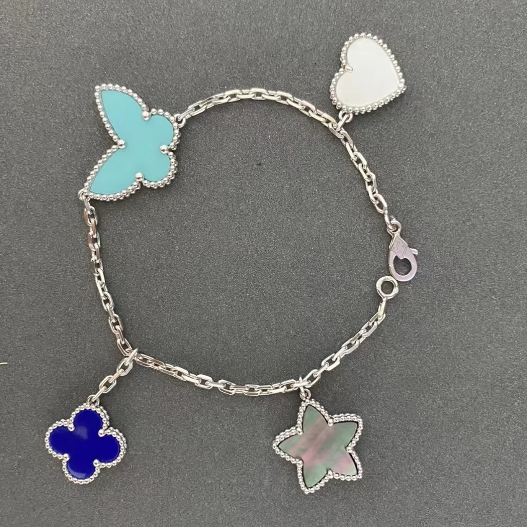 蝴蝶四叶草幸运手链百搭时尚 8225