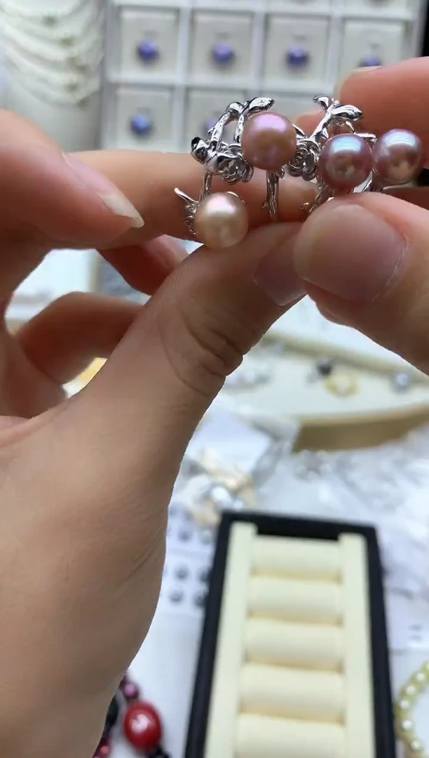 未镶嵌戒指淡水珍珠多样性发其一