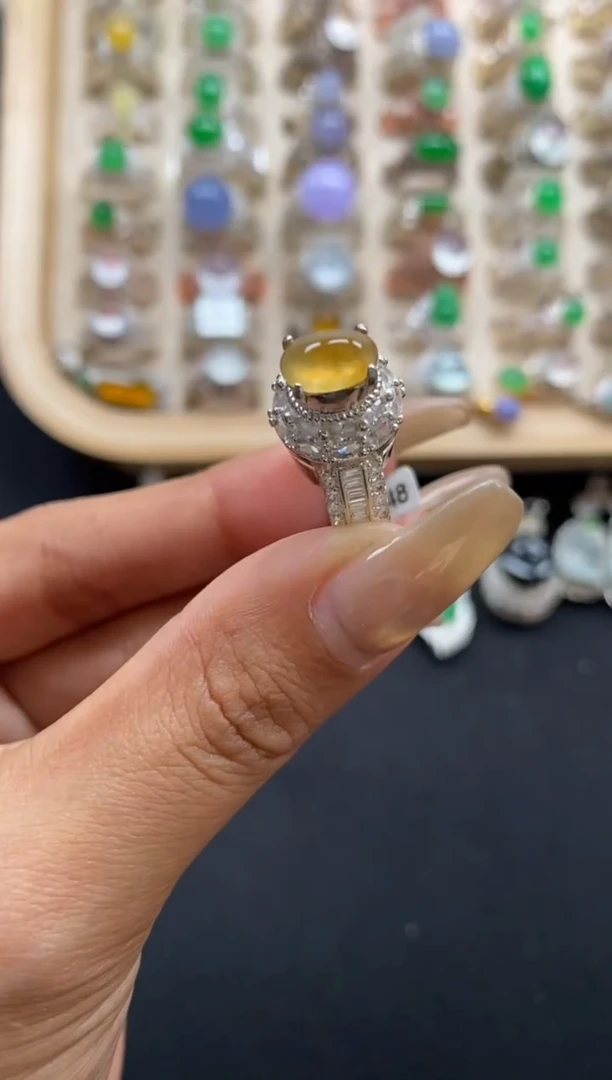 未镶嵌戒指翡翠缅甸天然a货翡翠