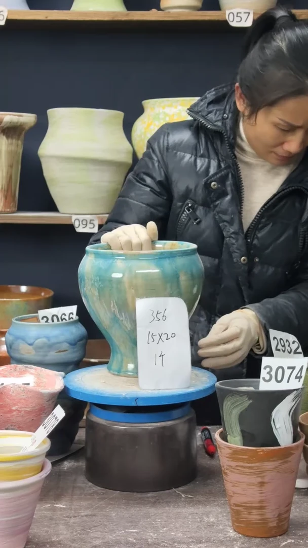 景德镇花盆默认微瑕356