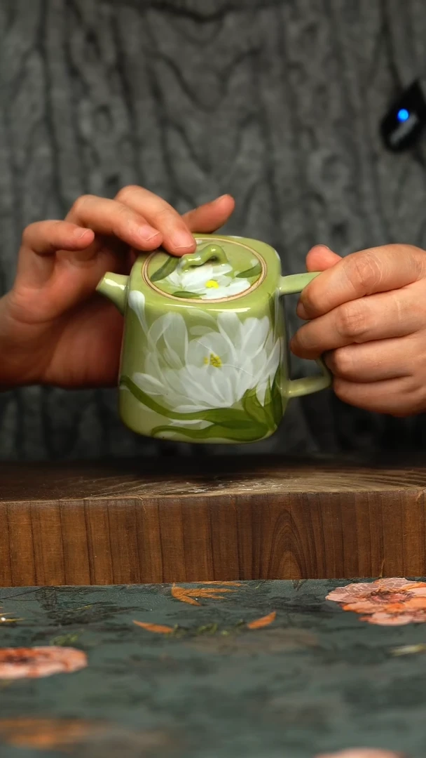 杯釉下彩手工手绘同款陶器