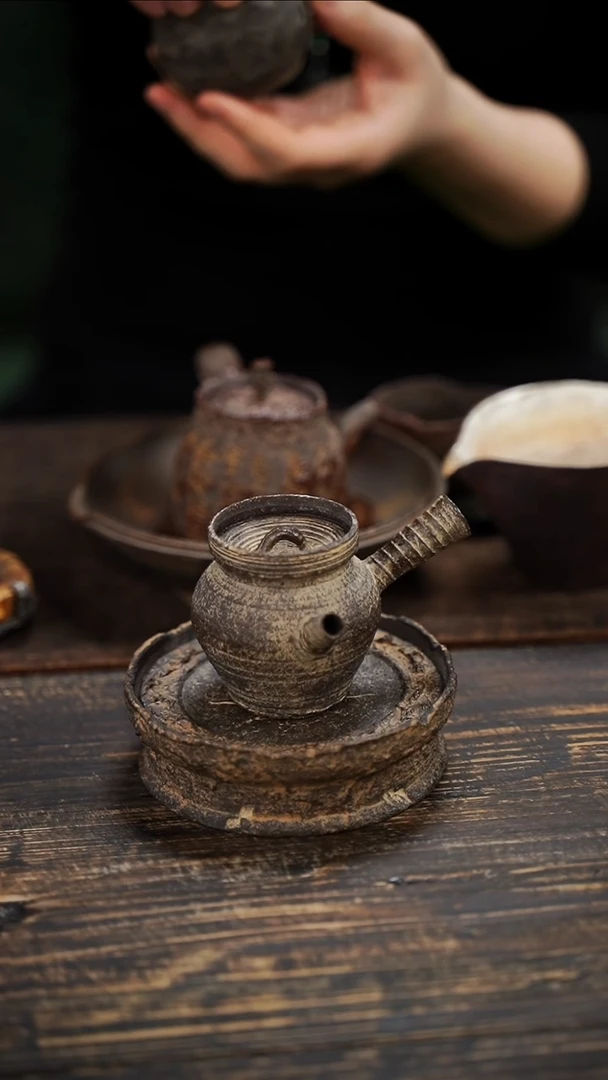 全手工制作 南蛮侧把壶