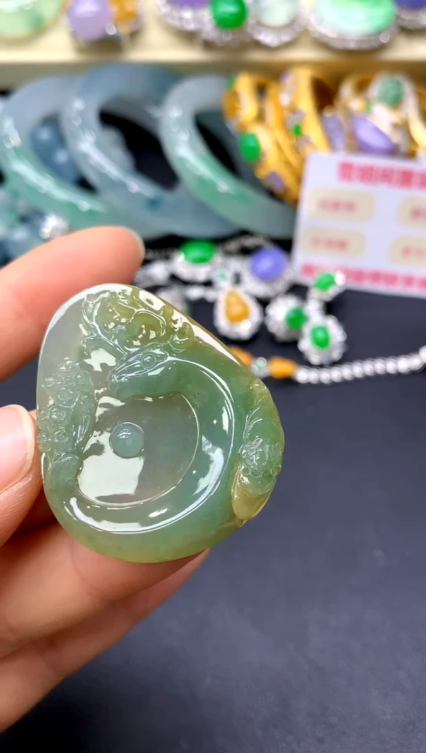 颈饰未镶嵌翡翠147-中国好珍宝