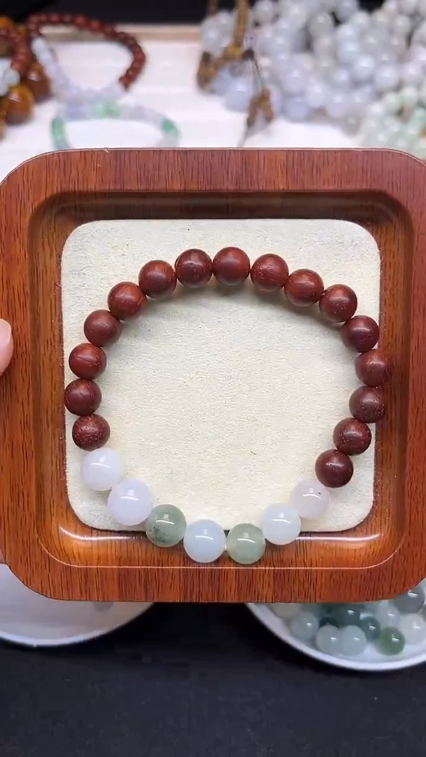 未镶嵌手串翡翠设计款手串