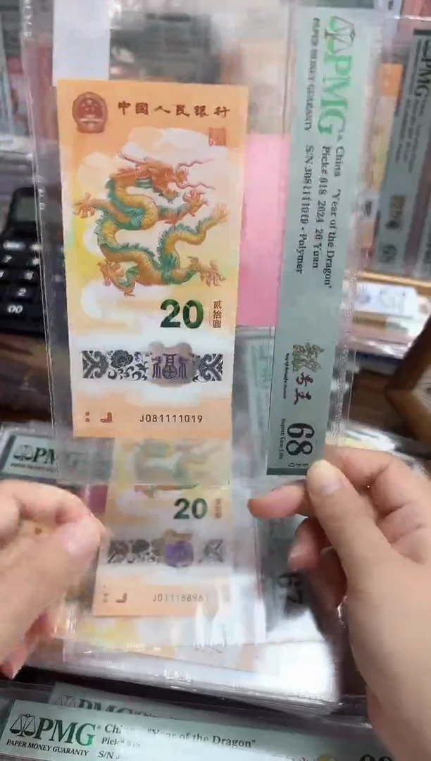 塑料24年龙钞J081111019-PMG68