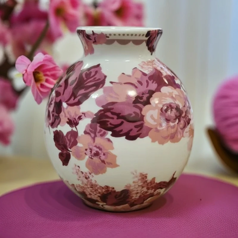 【KA家】14*9.5CM 绯红花园精致小花瓶 Josie's Blush 粉嫩少女心