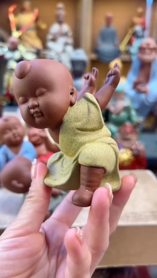 紫砂茶宠器闵茶宠摆件