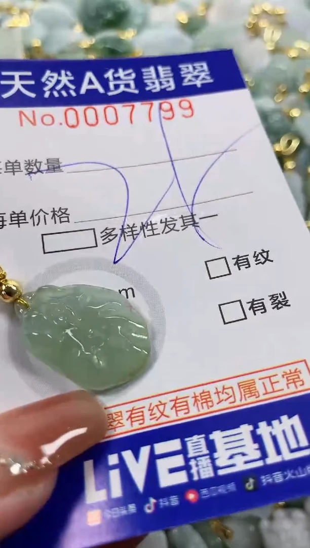 颈饰未镶嵌翡翠天然A货翡翠