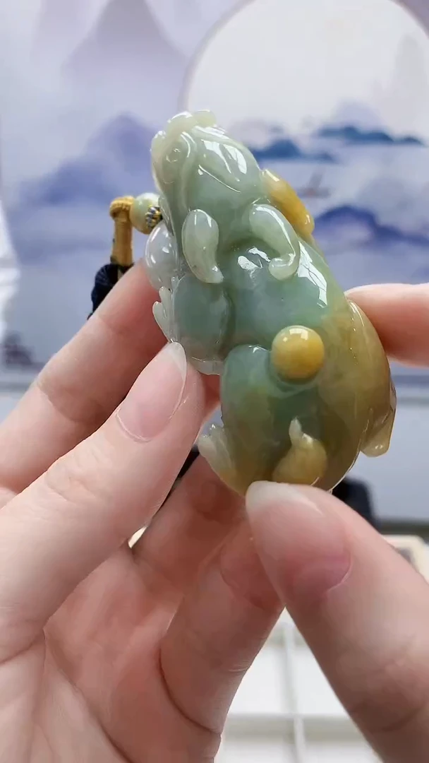 未镶嵌定制翡翠5028ry-毛货挂件98