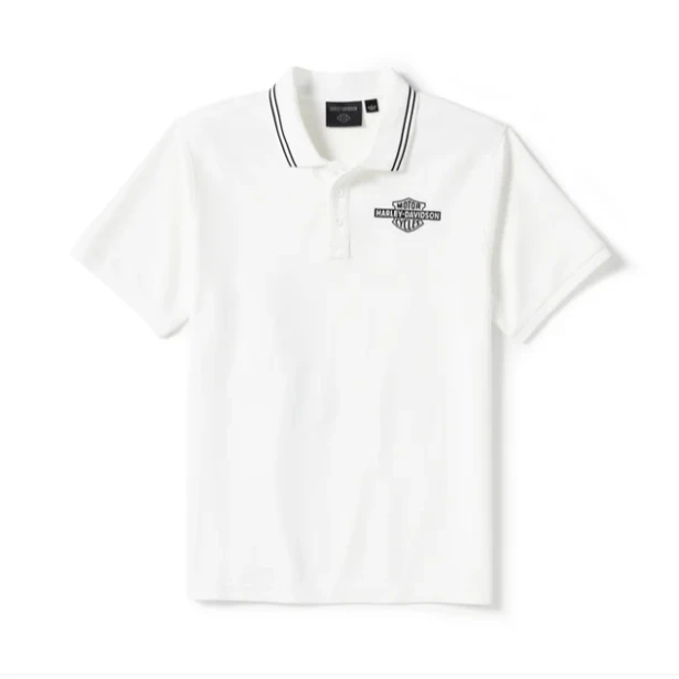Harley Davidson/哈雷戴维森刺绣polo衫   96484-25VM