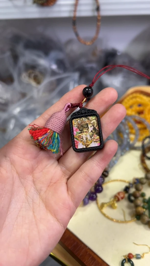 【闪购商品】檀香木吊坠檀香木扎基拉姆流苏挂件[3592]