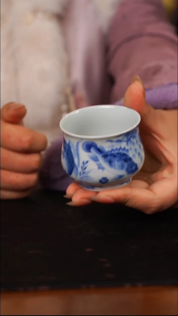 望月怀古陶瓷主人杯