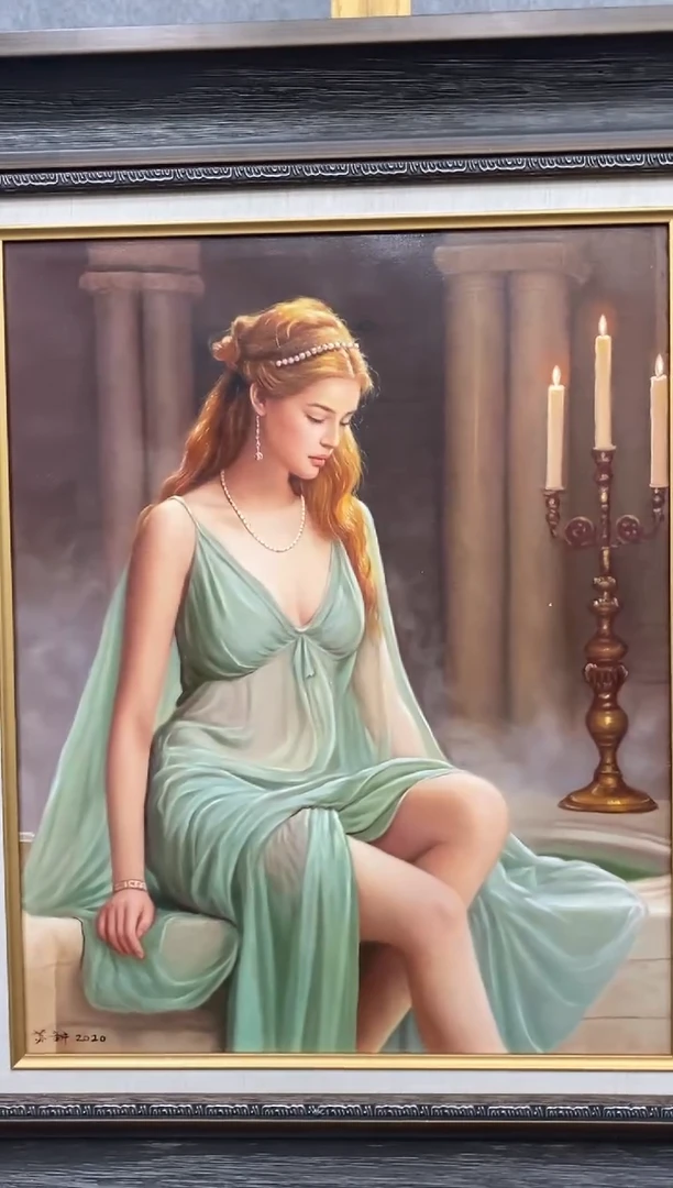 书法苏新老师油画作品福利分享