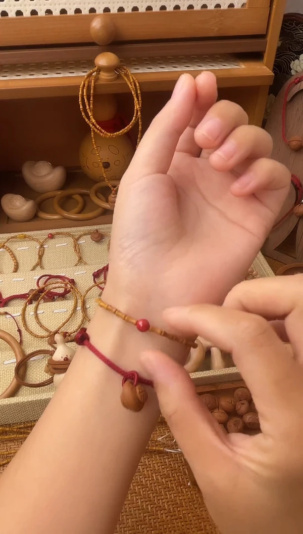 手串/手链核桃竹节手串一物一拍莎莎款