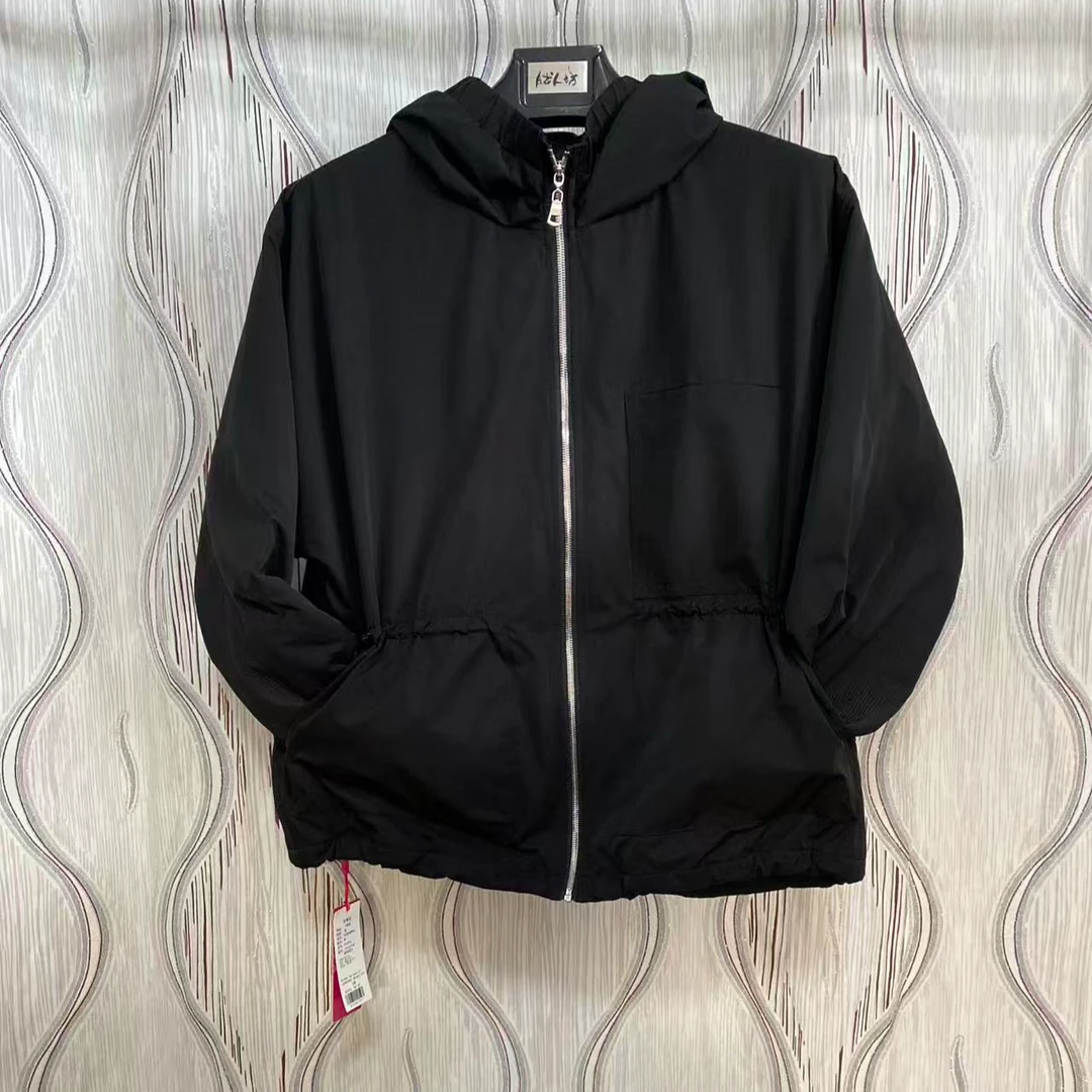 胖人坊大码女装休闲连帽棉服4766 衣长69 136