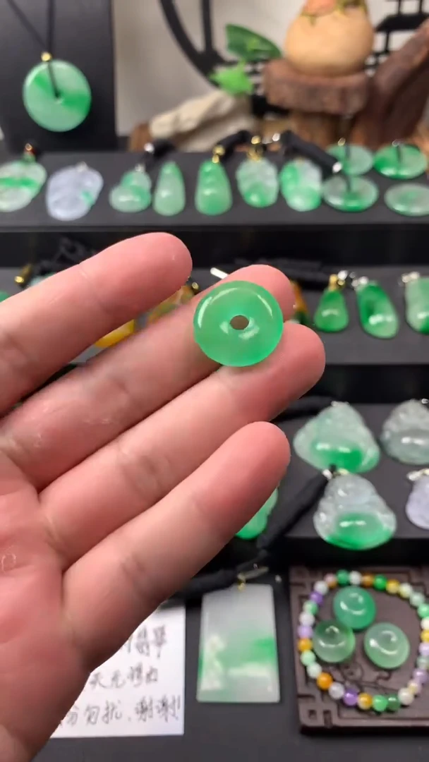 颈饰未镶嵌翡翠所见即所得，一图一物