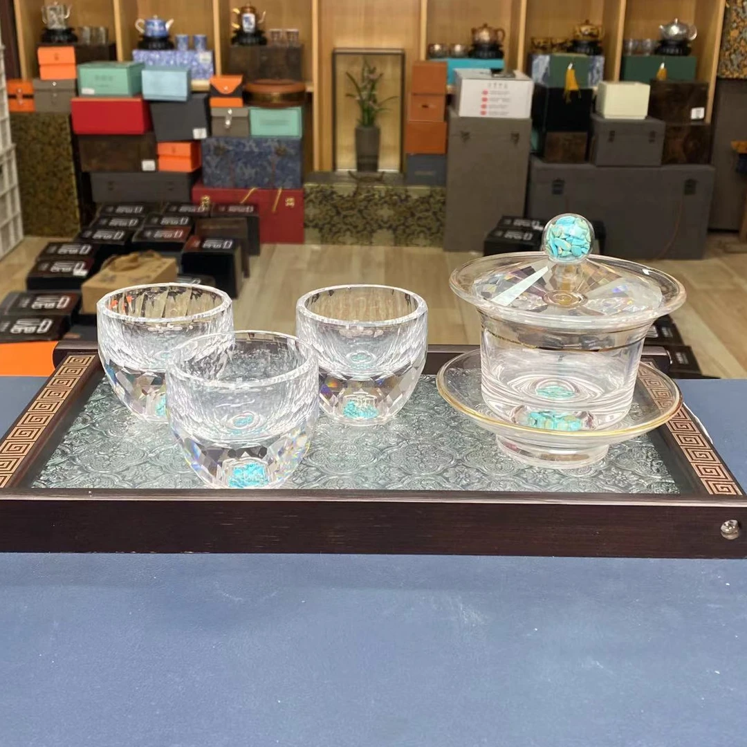 【闪购商品】三才盖碗+三个杯+干泡盘@@ZH2250