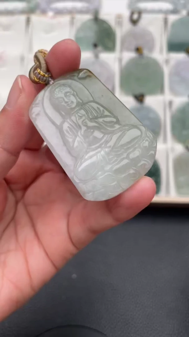 颈饰未镶嵌翡翠天然缅甸翡翠A货251