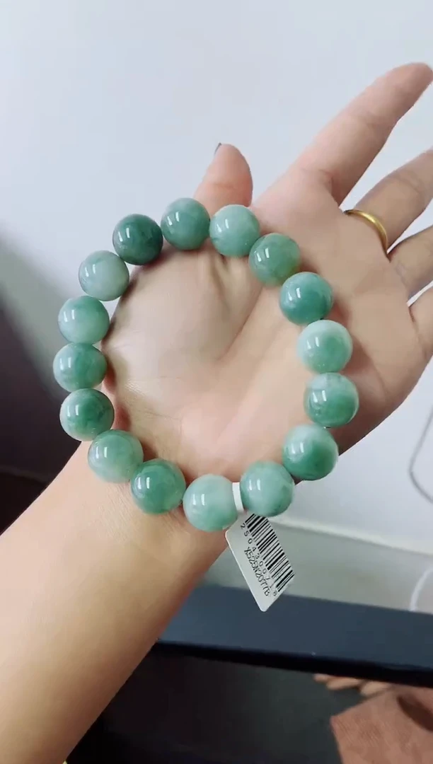 未镶嵌定制翡翠珠串