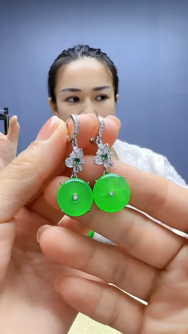 颈饰银S925镶嵌翡翠随昔diy颈饰