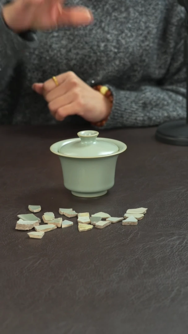 宣宝汝瓷原矿原釉手工作品