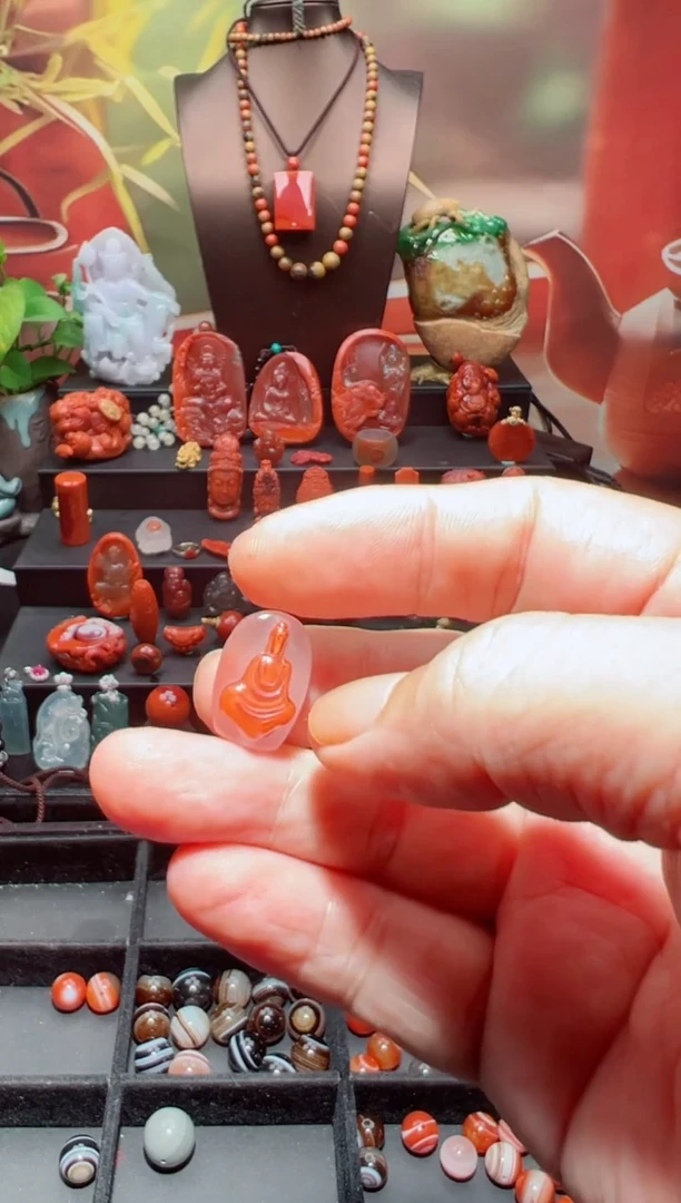 吊坠(不含链)未镶嵌南红玛瑙璐****灯吊坠